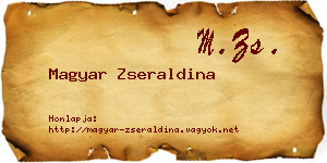 Magyar Zseraldina névjegykártya